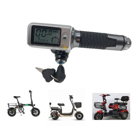 accélérateur avec  indicateur de batterie24V-72V